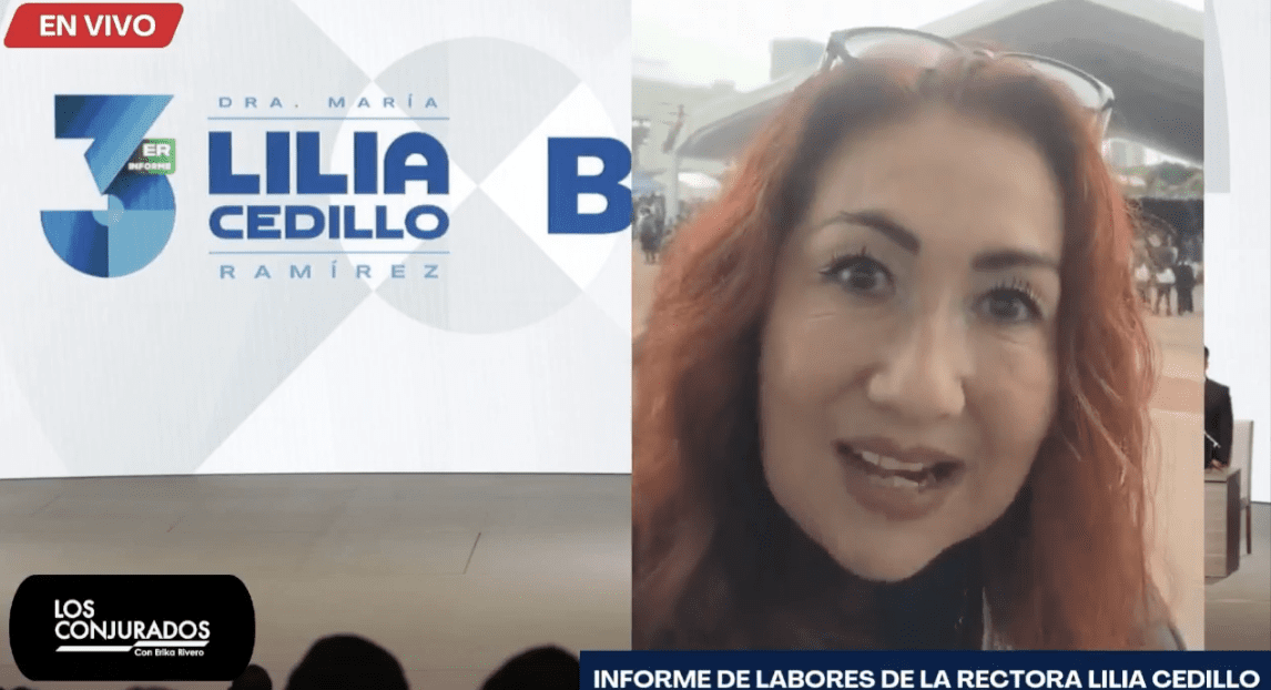 Claman por la reelección de Lilia Cedillo en su tercer informe al frente de la BUAP